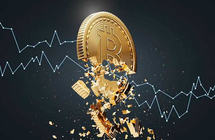Bitcoin (BTC) em queda nessa Terça-Feira(19)
