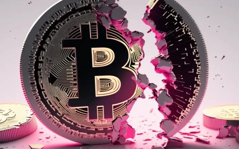 Bitcoin fecha mes em queda